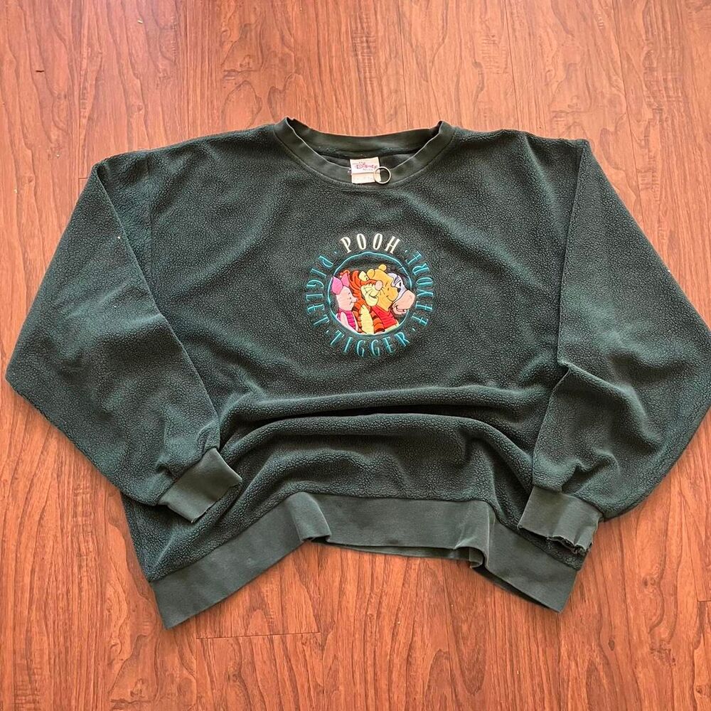 Disney Men's Green Sweatshirt